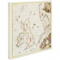 Trademark Art 'Map of the North Sea, 1675' Canvas Art by Fredrick de Wit   551444928